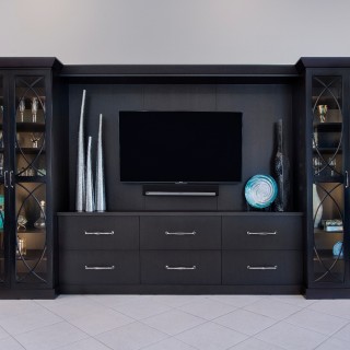 ronyak residence built in entertainment